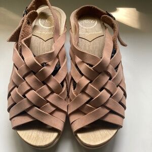No. 6 cross cross clogs sandals 39